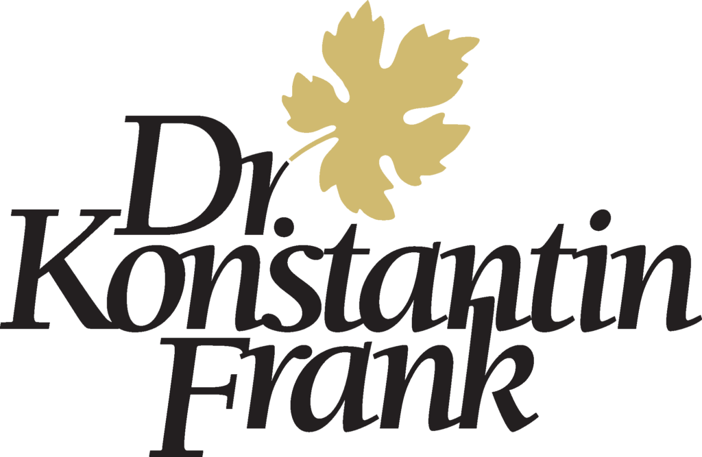 White Dr. Konstantin Frank logo.